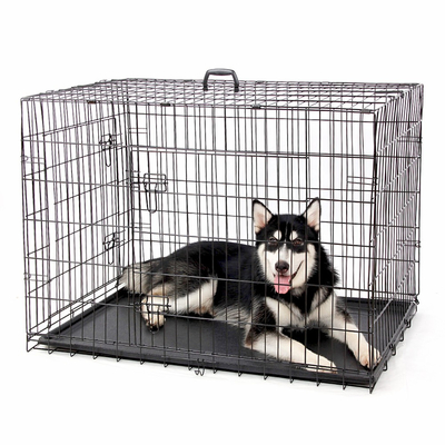La cage en acier respirable de chien acceptent les images bienvenues de détails d'ODM d'OEM