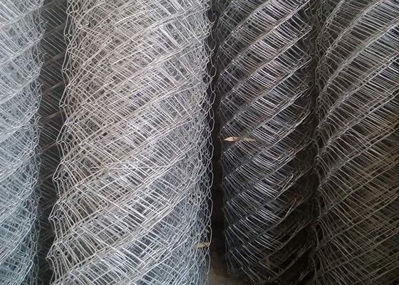 Cadre galvanisé de Fabric Pvc Coated de barrière de maillon de chaîne