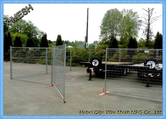 Clôture de sécurité de Temp du Canada 6FT*9.5FT, panneau provisoire durable de barrière, clôture provisoire de site