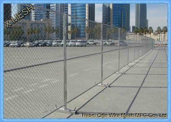 Barrière résidentielle de sécurité de construction de barrière commerciale provisoire individuelle de barrière