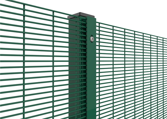 sécurité 358 Mesh Fence colorée verte de 3.95mm