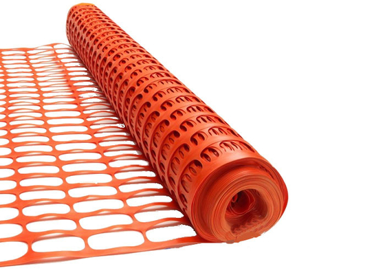 Jardin léger portatif orange de HDPE clôturant la protection en plastique d'usine de maille
