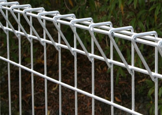 barrière incurvée par haute sécurité en métal de 2.1m x de 2.4m, clôture de Brc de grillage