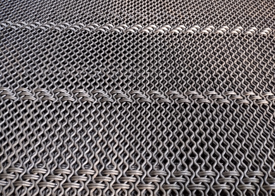 acier au carbone 65mn long - anti grillage obstruant de plancher de porc d'écran de fente