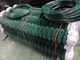 5 pieds de Galfan de chaîne de maillon de panneaux en acier enduits de barrière, clôture de fil à chaînes