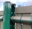 Décoratif extérieur 4ft clôture métallique incurvée en plastique en PVC revêtu
