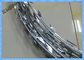Le fil barbelé de rasoir de sécurité de BTO22 a galvanisé les clips 3/5 enduits par PVC enduits