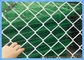 Le vert a coloré le fil Mesh Iron Metal Farm Fence de sécurité de jardin de maillon de chaîne pour le jardin