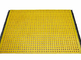 Panneaux jaunes d'écran de polyuréthane de maille d'unité centrale avec le crochet pour les miens vibrant