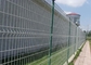 Jardin Iso9001 de barrière incurvé par revêtement de PVC ou en métal soudé de poudre passé