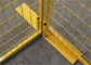 barrière provisoire Panels de PVC de la construction 3mm de 1.8m x de 2.9m Canada