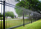 L'euro immersion en métal de jardin a galvanisé la clôture enduite en plastique de jardin de fer travaillé