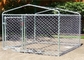 Cage en acier galvanisée pliée empilable de stockage de maillon de chaîne pour la course de chien