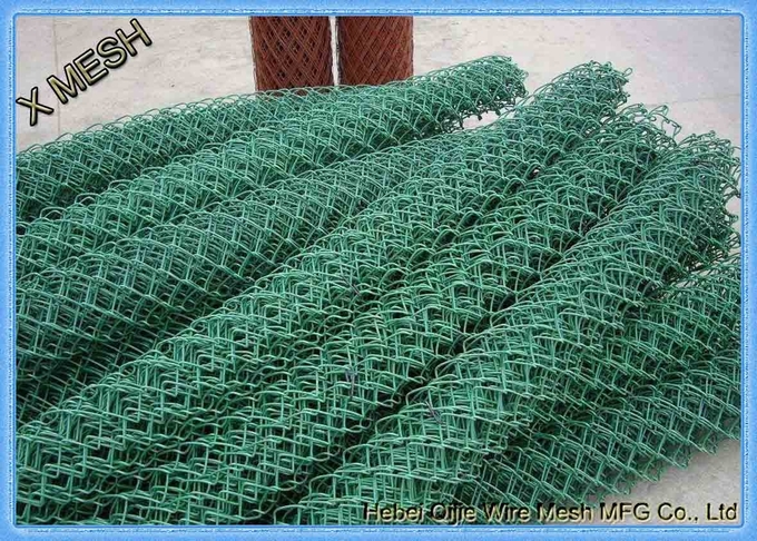 barrière enduite de maillon de chaîne de PVC