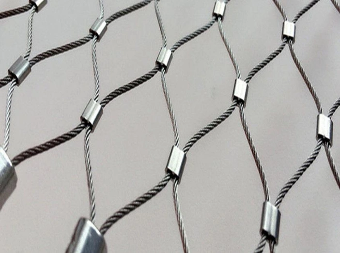 Protection de la cage de l'animal du zoo La grille de la clôture en acier inoxydable 0