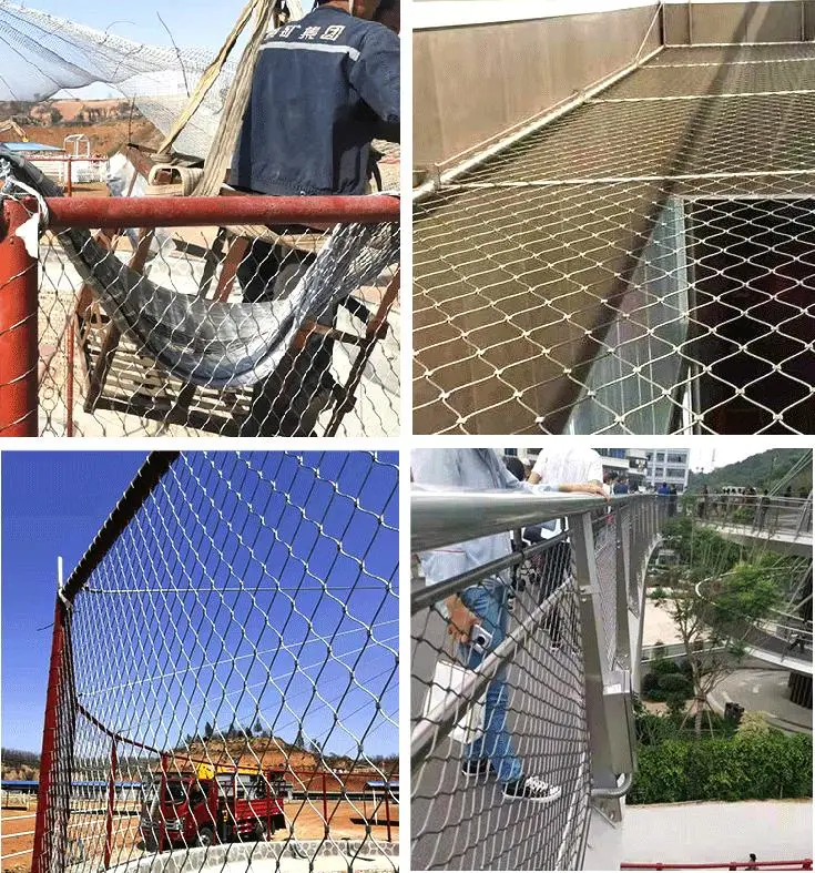 Protection de la cage de l'animal du zoo La grille de la clôture en acier inoxydable 7