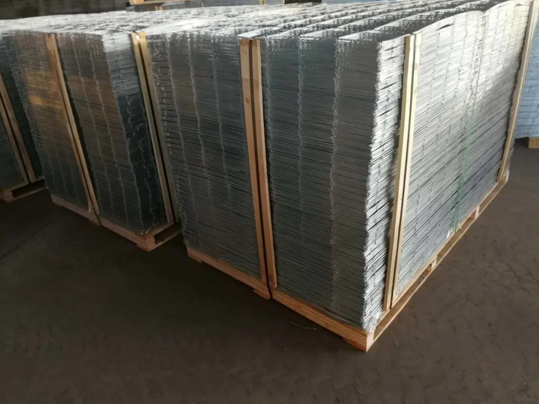 10 x 10 cm de haute feuille galvanisée de treillis métallique soudée pour la construction 0