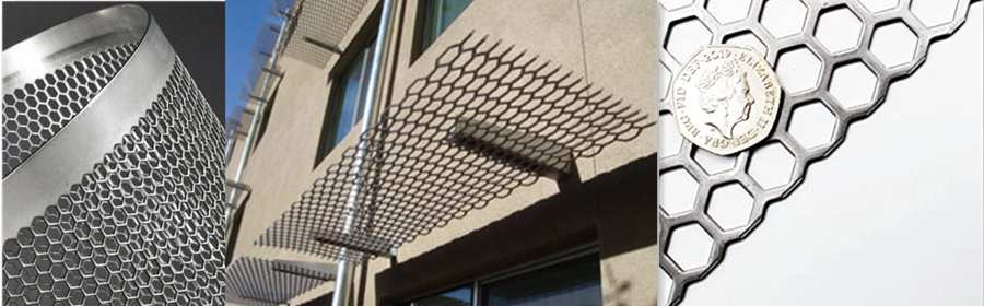 2 mm 3 mm Taille du trou en acier inoxydable Plaque métallique perforée Mesh Plaque décorative pour la ventilation 7