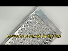 Plaque galvanisée trempée à chaud grille de sécurité métallique perforée