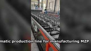 Ligne de production automatique pour la fabrication de barrières métalliques MZP