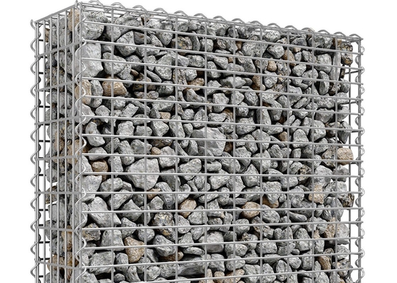 Adapté aux besoins du client formez Gabion soudé galvanisé plongé chaud Mesh For Gabion Screen