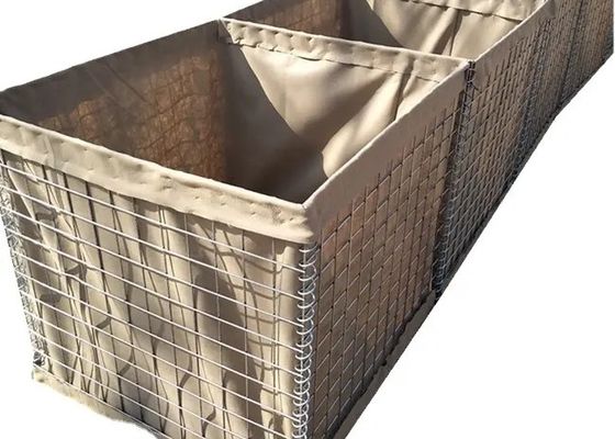 Barrière militaire de Hesco de mur de sable de fer personnalisable pour la résistance d'usage d'inondation