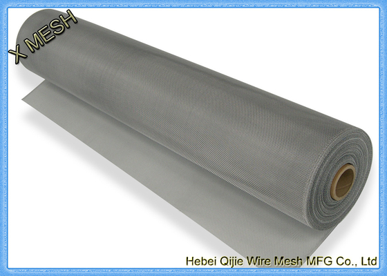 Anodized Aluminium Insect Screen Mesh 1 X 30 M Roll Epoxy Coating Silver White Color