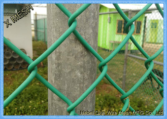 Écran extrudé de confidentialité de barrière de lien de chaîne / PVC de lamelles enduit pour la clôture de frontière