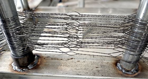 MZP Maillage métallique antichar 10x10x1.4m Barrière à faible visibilité