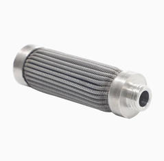 Stainless Steel Wire Mesh Pleated Filter Element High Pressure Hydraulic Oil Filter