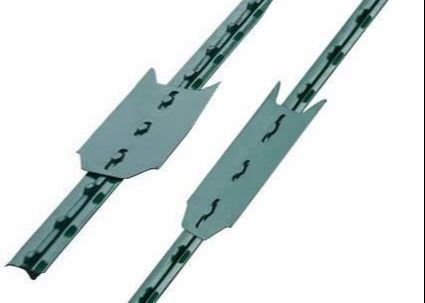 Galvanisé Hd 6 pieds en acier de clôture de poste avec plaque