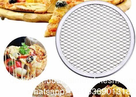 La cuisine usine la casserole plate de Mesh Odm Aluminum Round Pizza 12 pouces