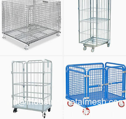 Cage en acier avec roues