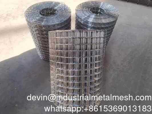 Rouleaux de grillage soudé galvanisé à chaud 2x2 pouces, usage intensif, pour clôtures