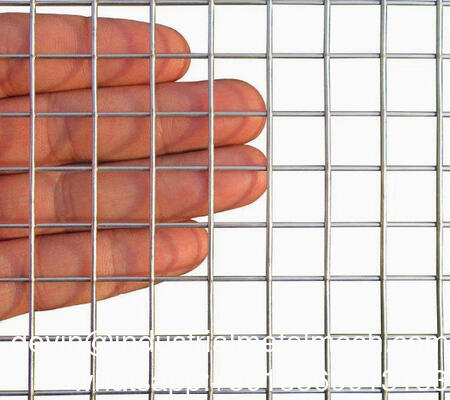 Panneaux de treillis métallique en acier inoxydable à surface plane soudés