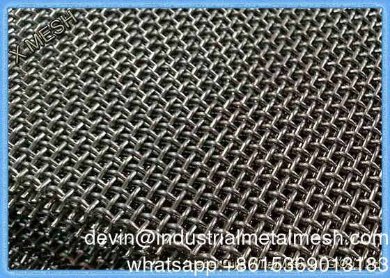 304/316/314/904L/310/321/410/430 filetage en acier inoxydable soudé filtrage tissé crimpé
