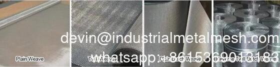 Grade industriel 304 316L 317L 904L Maillage métallique en acier inoxydable