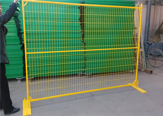 Les panneaux provisoires assemblés de barrière de construction du Canada ont galvanisé la clôture provisoire