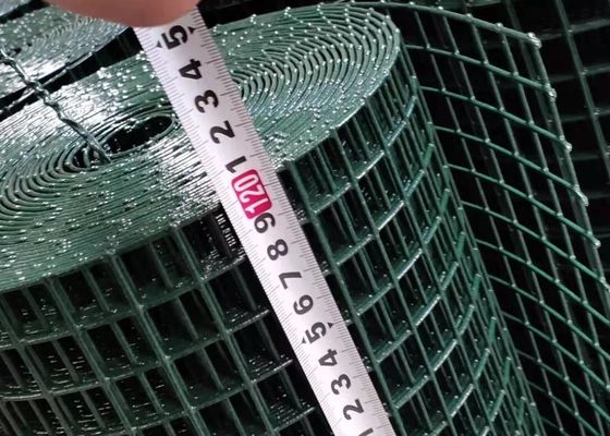 le PVC coloré par vert de GV 3/4X3/4 a enduit le fil soudé Mesh Rolls For Poultry
