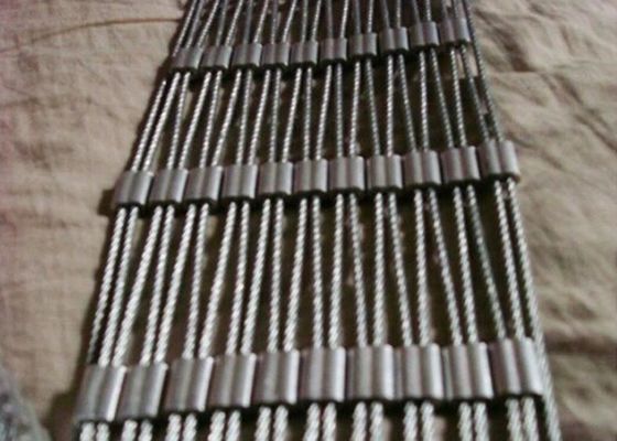 X flexible tendent la corde en acier Mesh For Balustrade de 1.2mm