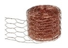 1.2m Largeur 2 pouces Maillage hexagonal en cuivre tissé Utilisation commerciale