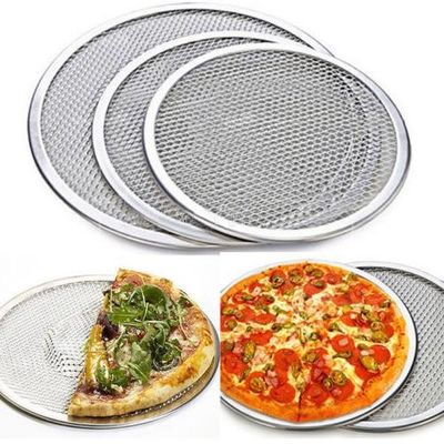 7 / Le fil Mesh Pizza Pan Aluminum Alloy de 12/13/15/20 pouces s'épaississent