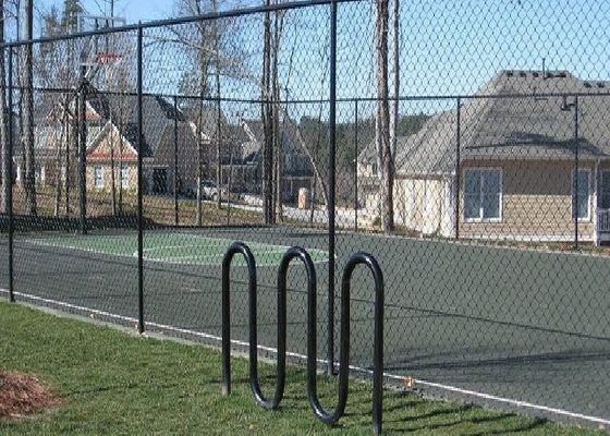 le PVC de 60x60mm a enduit la barrière galvanisée Fabric For Security de maillon de chaîne