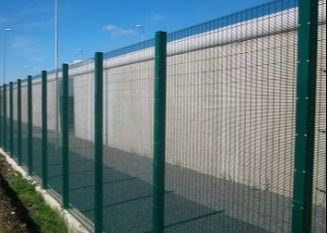 La poudre électrostatique de Mesh Fencing Panels Glavnized And de la haute sécurité 358 a enduit