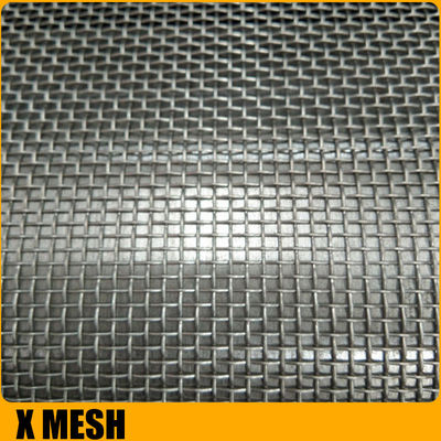 Fil tissé serti par replis Mesh Plain Weave d'acier inoxydable