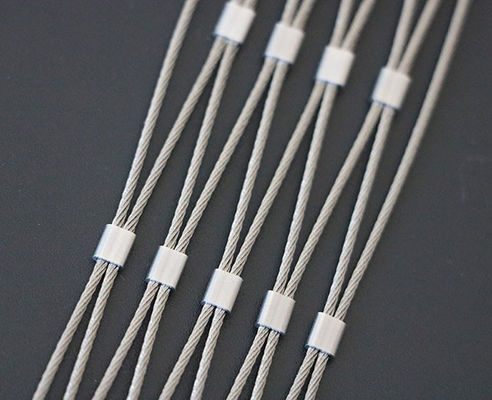 maille de câble métallique d'acier inoxydable en métal d'armure toile de 20x20mm