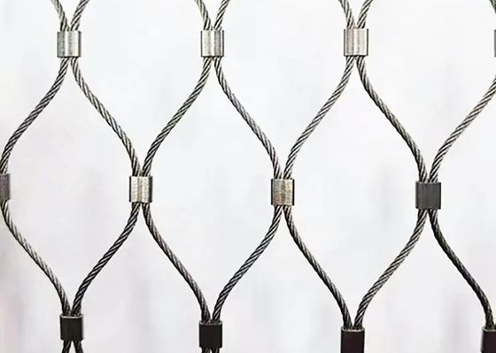 câble métallique de haute résistance de l'acier inoxydable 304 316 316l Mesh Net For Aviary Zoo