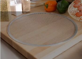 Mesh Pizza Pan Screen en aluminium