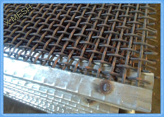 trou carré d'acier à haute teneur en carbone de maille d'écran vibrant de 1.5x2m