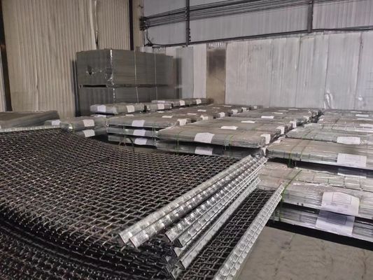 0,7 - acier au carbone moyen serti par replis par Gi du grillage 45# de 20mm